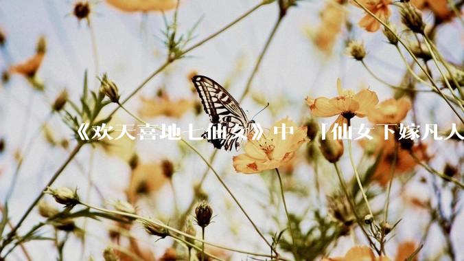 《欢天喜地七仙女》中 「仙女下嫁凡人」 的设定，在今天是否过时？