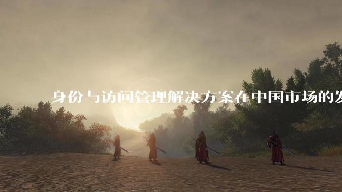 身份与访问管理解决方案在中国市场的发展前景？